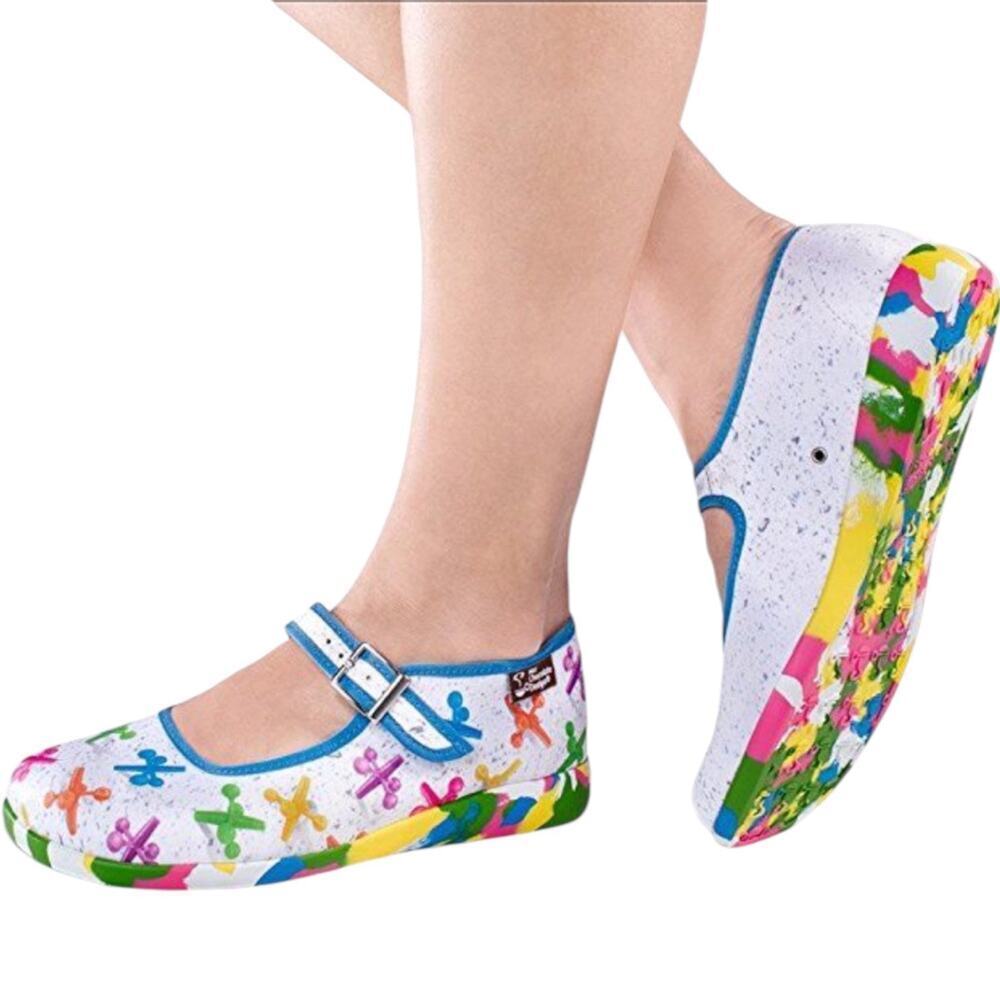 Hot Chocolate Design Chocolaticas Rainbow Jax Maryjane Flats Shoes EU 40 US 10